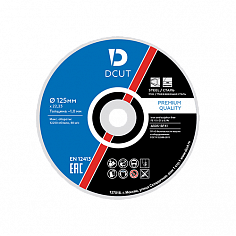 Круг отрезной бак. 41 125х1,0х22,23 A 30 R BF 2 кл 80м/с DCUT